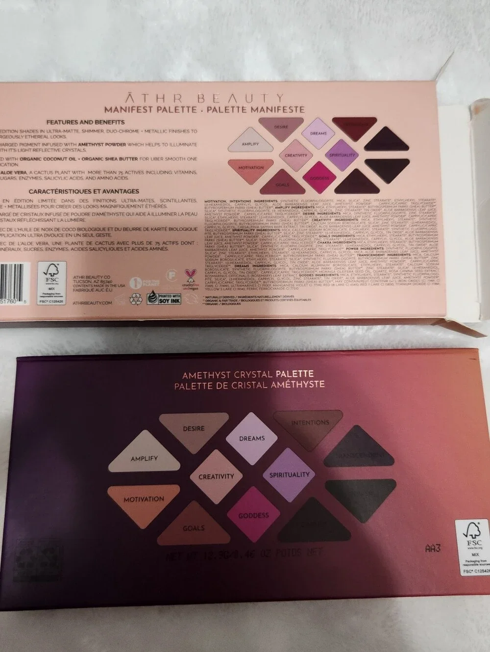 NIB ATHR Beauty Manifest 12 Pan Eyeshadow Palette #734